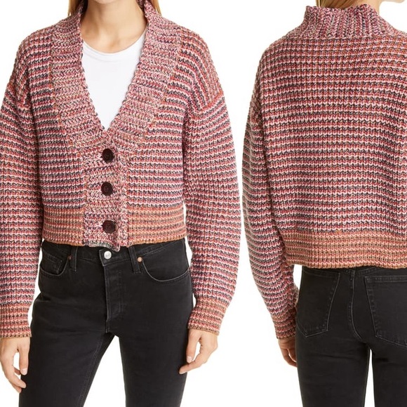 🍓The GREAT. Montana Cropped Cotton Sweater - Picture 2 of 10